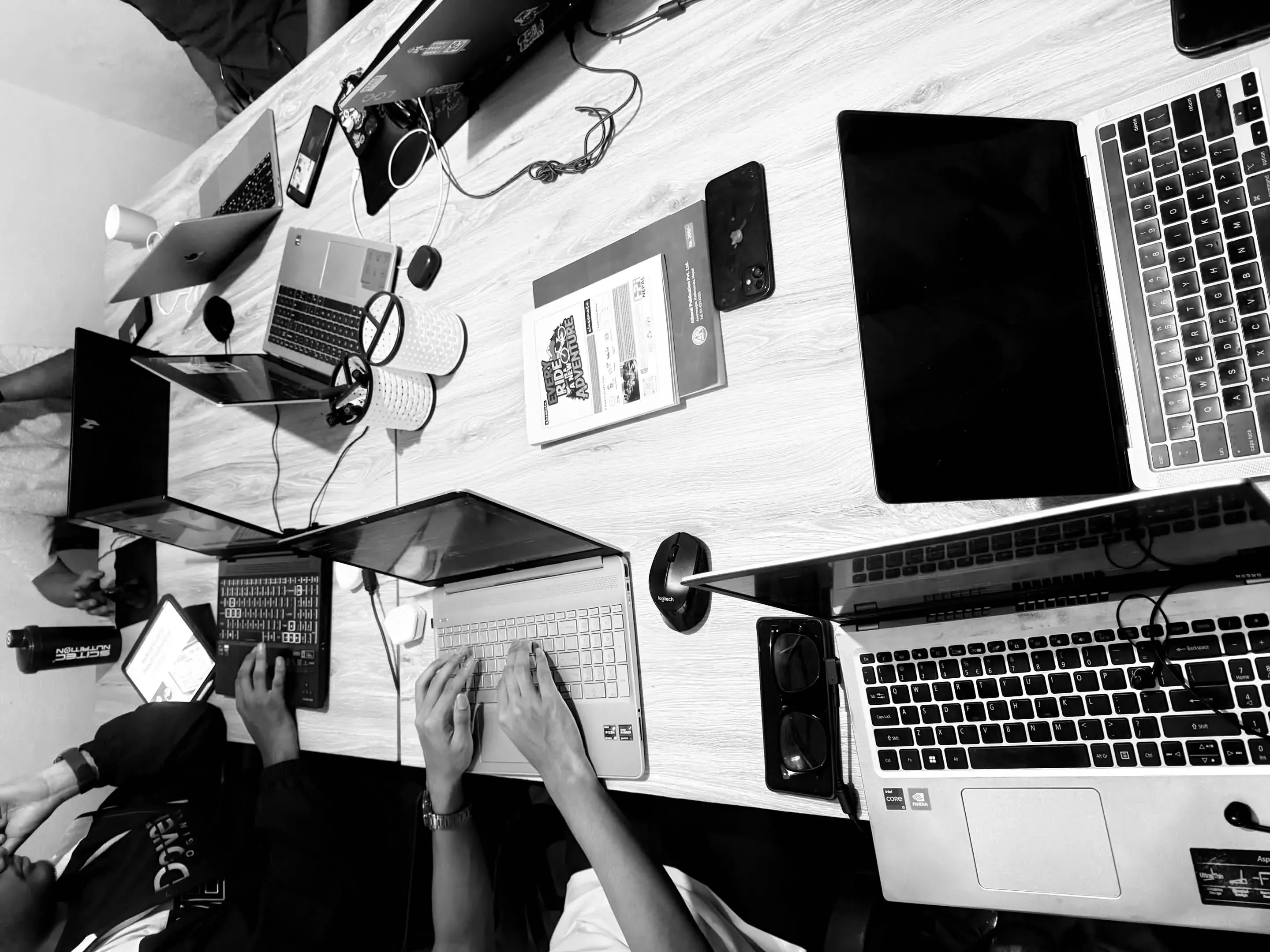 Open office with desks